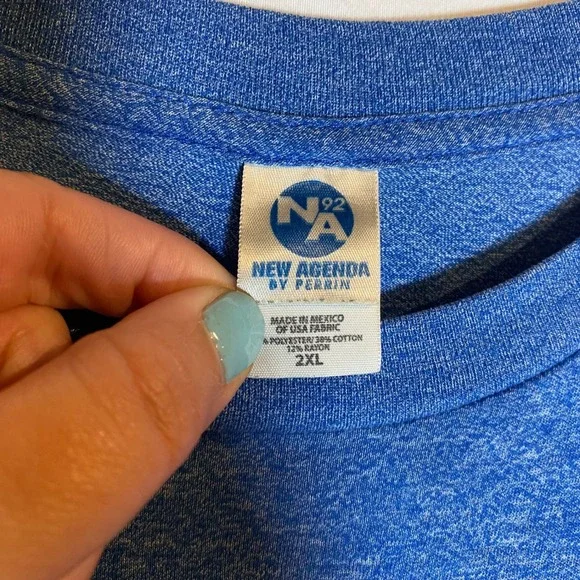 Kansas Jayhawks T Shirt Bluebird Graphic Tee Men's 2XL University KU - Picture 3 of 4